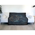 thumbnail image 6 of Harry Potter Blanket, 50"x60" Celestial Ravenclaw Woven Tapestry Cotton Blend Fringed Throw Blanket, 6 of 6