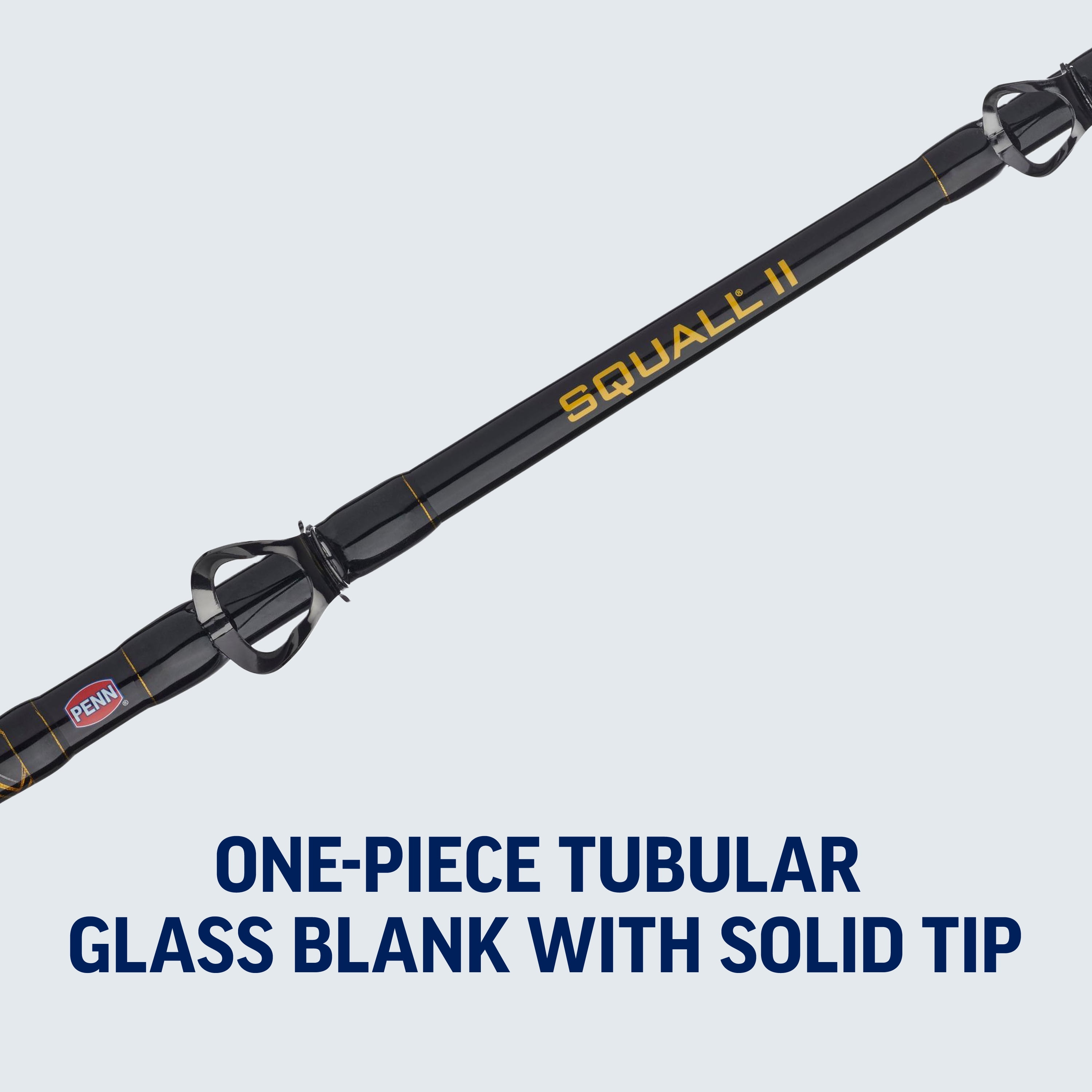 PENN Squall® II Level Wind Combo, 6'6" Medium Heavy Fishing Rod, 30 Size Reel