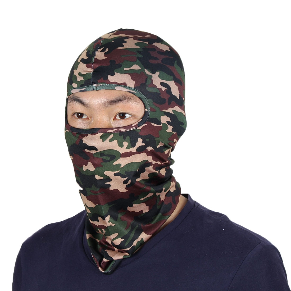 Full Coverage Face Mask Outdoor Neck Protector Hood Helmet Balaclava Camouflage by Unique-Bargains