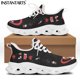thumbnail image 1 of Zapatillas deportivas de marca para mujer, con estampado de ECG, EMT y EMS, informales, ligeras, con cordones y para enfermeras, 1 of 6