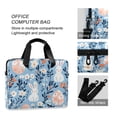 thumbnail image 4 of FORMRS 16" Laptop Bag Carrying Sleeve Case with Handle Travel Shoulder Briefcase, Floral Easter Rabbits, 4 of 8