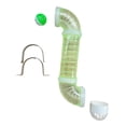 thumbnail image 1 of Part de bricolaje de tablero ocupado, piezas de tablero sensorial, juguetes de viajes educativos de tuberías Material de bricolaje para niños Regalos Verde, 1 of 8