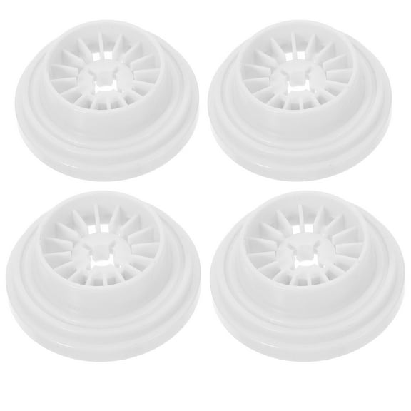 BALAHAPY Sewing Machine Spool Pin Cap 4Pcs White Plastic Prevent Slipping