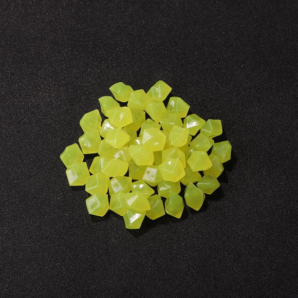 100 piedras luminosas que brillan intensamente que brillan en la oscuridaddecoración de jardínguijarros (E) Ndcxsfigh Para estrenar