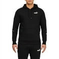 thumbnail image 2 of Puma Men's Size XXL, Piped Pullover Hoodie Hooded Sweatshirt, Black, 2 of 5
