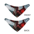 thumbnail image 3 of Sikiie Majestic Red Dragon Dog Bandanas-Dog Scarf Bib Kerchief Breed for Dogs and Small for Pets Gift-Large, 3 of 5