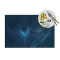 thumbnail image 4 of YFYANG Washable Heat-Resistant Placemats, 70% PVC/30% Polyester, Mysterious Galaxy Kitchen Table Mat, 12" x 18" 4 Piece, 4 of 6