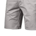 thumbnail image 4 of Njagoc3 Mens Solid Color Chino Shorts, Tailored Fit, Versatile for Summer Casual Office Days & Weekend Brunch, 4 of 6