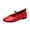 Red, variant on Willtoo Women's Ballet Flats Mary Jane Shoes, Round Toe Comfortable Dressy Casual Flats Slip-on Work Daily Soft Shoes