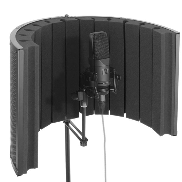 Pyle PSMRS09 Micro Isolation Shield Vocal Booth & Studio Recording Acoustic Panel Walmart
