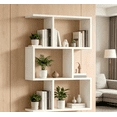 thumbnail image 5 of Leumius 3-Tier Bookshelf,Modern Simple Storage Rack for Books/Décor for Bedroom,Living Room,White, 5 of 7