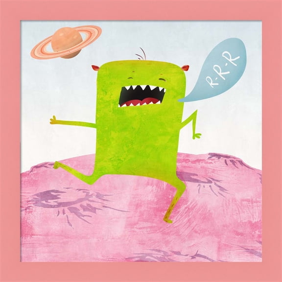 Great Art Now Alien Friend #1 by Skip Teller, Framed Wall Art, 14W x 14H