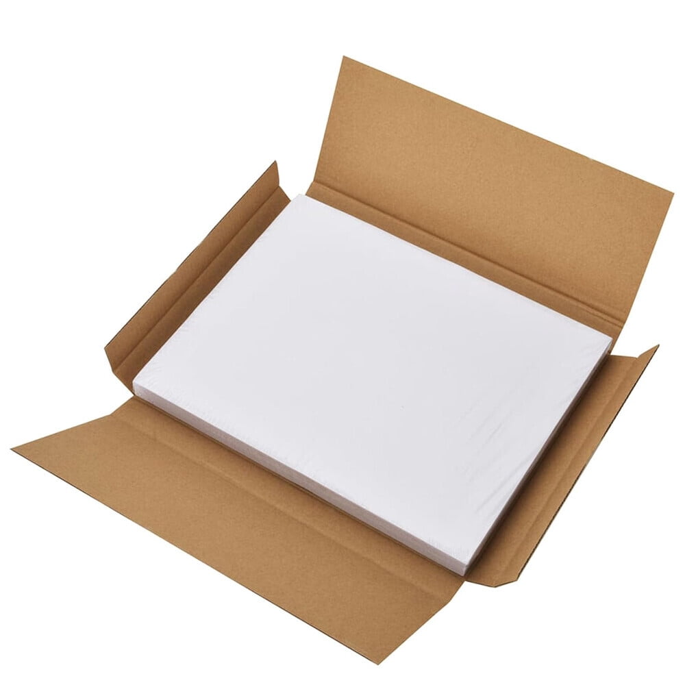 MPRT 500 Half Sheet Label Self Adhesive Shipping Labels, 8.5" x 5.5" Round Corner Mailing Address Blank Labels for Laser & Inkjet Printers (Total 500 Labels = 250 Sheets)