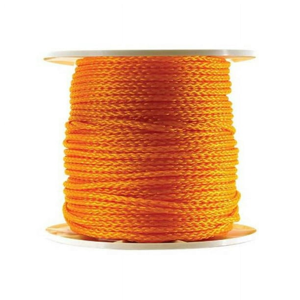 Wellington P9024S0600Y01S Twisted Poly Rope Spool Orange - 0.37 in. x 600  ft.