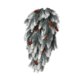 thumbnail image 4 of Planta colgante artificial, forma de lágrima, decoración navideña, corona de invierno para fiesta temática, jardín, fiesta de inauguración de la casa. Blanco con conos, 4 of 8