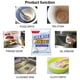 thumbnail image 5 of Limpiador en polvo de descontaminación de cocina | Desengrasante multiusos | Fórmula de bicarbonato de sodio | Removedor de olores | Quitamanchas | Pulidora de metales | Suave Ecológico | Paquete de, 5 of 8
