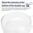 thumbnail image 4 of Tasse à Café en Verre Double Épaisse en Borosilicate Isolée, 4 of 8