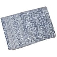 thumbnail image 2 of Indian Hand Block Print Quilt Kantha Quilt Bedspread Kantha Blanket Cotton Throw Quilt Single Size, 2 of 4