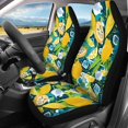 thumbnail image 3 of Uourmeti Lemon Car Seat Covers 3 Pack, Car Seat Covers Full Set Polyester Easy to Install Breathable for Trucks Cars SUVs, 3 of 10
