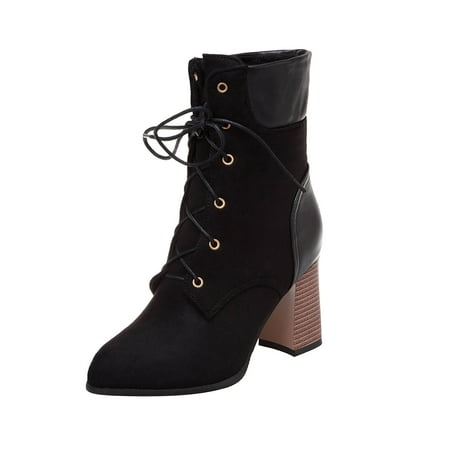 

Valentine s Day Deals!2022 Juebong High Heeled Thick Heeled Women s Boots Fashion Glamour Women s Boots