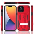 thumbnail image 5 of Zizo Transform Series for iPhone 12 / iPhone 12 Pro Case - Rugged Dual-layer Protection with Kickstand - Red, 5 of 6