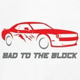 thumbnail image 3 of Bad To The Block Muscle Car Women's Tank Top Street Racer American RT V8 Octane Power Perfomance Racing Coupe, 3 of 7