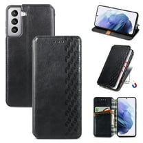 TECH CIRCLE Galaxy S23 Plus Case, PU Leather TPU Wallet Cover with Card Holder Kickstand Hidden Magnetic Adsorption Shockproof Flip Folio Cell Phone Case for Samsung Galaxy S23 Plus 6.6" 2023, Black