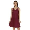thumbnail image 1 of Inkmeso Robe de Réservoir de Base pour les Femmes Robe Midi Courte Décontractée d'Été Sans Manches Robe de Tunique Ample, 1 of 7