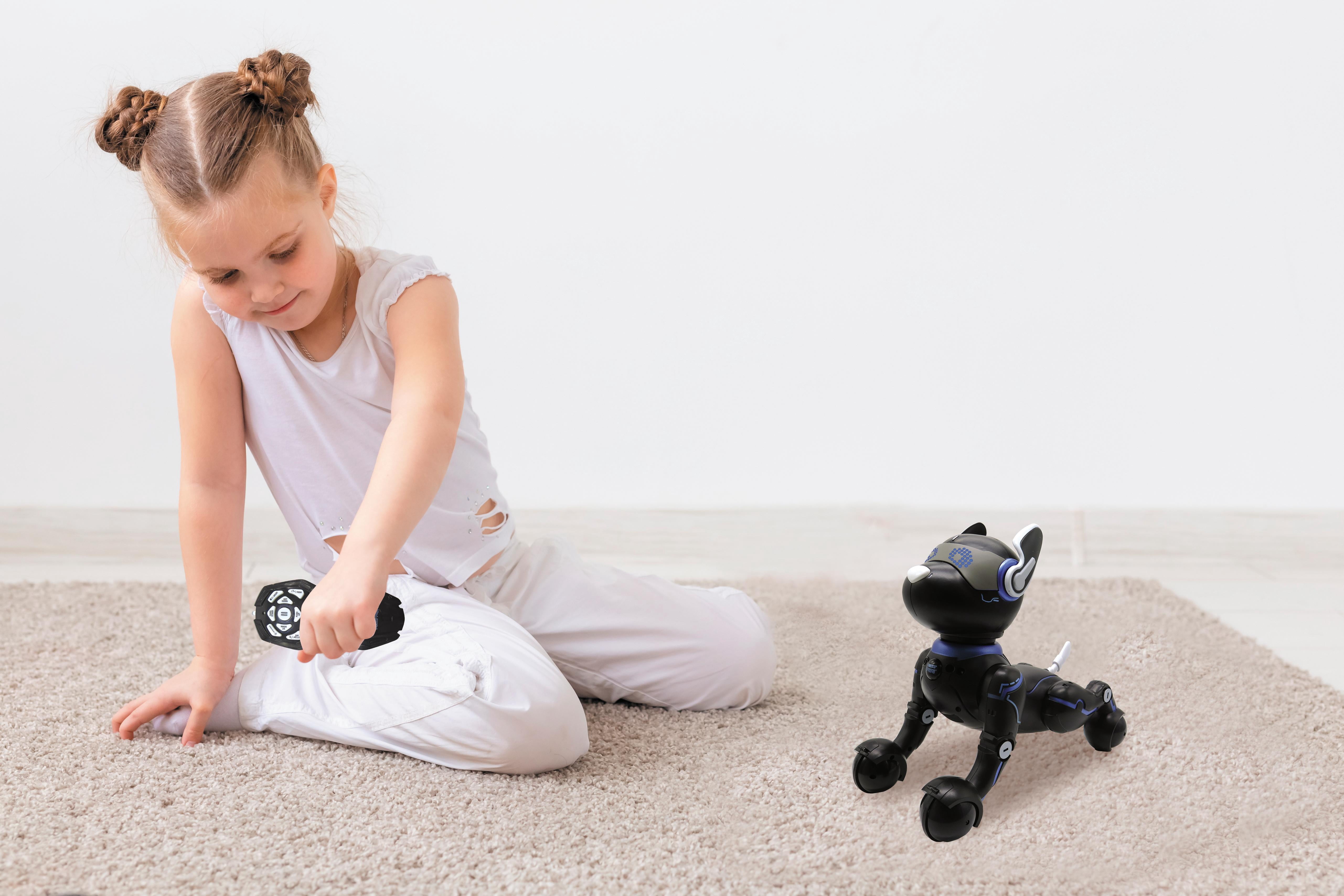 Lexibook Power Puppy Smart Robot Dog, Programmable, Black