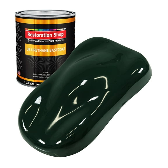 British Racing Green 1 Gallon URETHANE BASECOAT Car Auto Body Paint