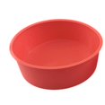 thumbnail image 3 of Moule à Gâteau Boulangerie Rond Antiadhésif Résistant aux Hautes Températures Moule en Silicone Pâtisserie Réutilisable Outil de Cuisson Gadget de Cuisine Rouge 6 Pouces, 3 of 9