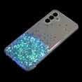 thumbnail image 2 of Dteck Grow in The Dark Case for Samsung Galaxy A35 5G, Bling Sparkly Luminous Glitter Phone Case for Women Girls,Blue, 2 of 4