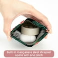 thumbnail image 3 of FeBohao 2 PCS Cosmetic Shrapnel Bag Sturdy Makeup Toiletry Bags Squeeze Purse Change Vegan Leather Square Large Box Aesthetic Baby Brush Glam Handbags Supplies Cosmetology School Flamingo, 3 of 6