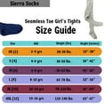 thumbnail image 5 of Sierra Socks Cotton Ribbed School Uniform Tights for Girls 6-8 Years’ Medium, Gray (2 Pair Packs), 5 of 9