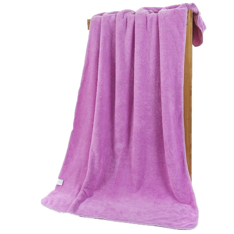 70*140cm Soft  Luxuryel Spa Bath Towel Warmer Cotton  White Towels Gift 