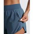 thumbnail image 4 of CRZ YOGA High Waisted Dolphin Shorts for Women 3 Inches Running with Zipper Pockets, 4 of 4