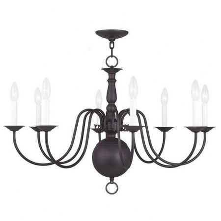

Traditional Eight Light Chandelier-Bronze Finish Bailey Street Home 218-Bel-1260959