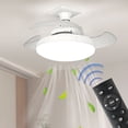 thumbnail image 2 of Typpkmm Ventilador De Techo LED 30W E27 Con Control Remoto Para AtenuacióN, 2 of 7