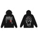thumbnail image 3 of Sudadera con capucha informal de estilo americano, holgada, con diseño de calavera y huesos largos, estilo venganza, para parejas, 3 of 5