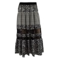 thumbnail image 3 of Women's Pieced Print Maxi Skirt X-Small, 3 of 3