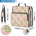 thumbnail image 3 of Zipper Binder Cute Dinosaur Heart 1.5 Inch Binder Folder Bag with Shoulder Strap and Handle, 3 of 8