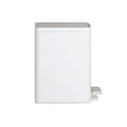 thumbnail image 3 of Kohler 6 Liter Stainless Steel Step Trash Bin White (Pack of 2), 3 of 5