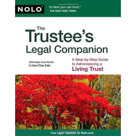Pre-Owned The Trustee's Legal Companion (Paperback) 141331189X 9781413311891