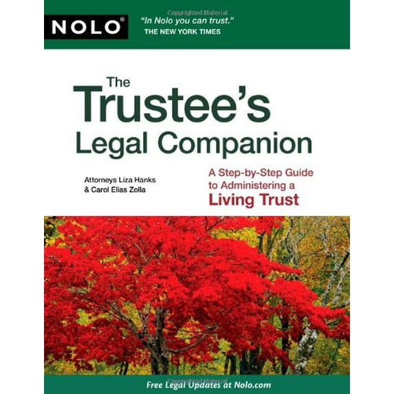 Pre-Owned The Trustee's Legal Companion (Paperback) 141331189X 9781413311891