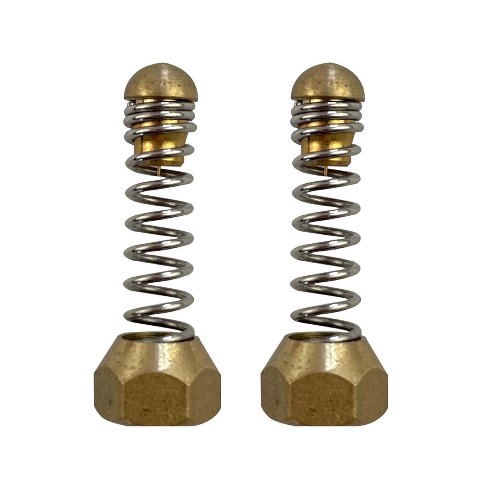 Dualoai 2x 2 Pièces Buse De Nettoyage à Jet De Ressort Pièces De Rechange Tête à Ressort G1/8 Remplacement De Filetage Femelle Amovible Pour Tuyau De Nettoyag