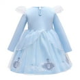 thumbnail image 4 of WIBACKER 1-6Y Toddler Girls Princess Costumes Dresses Fancy Dress Up Clothes for Halloween Party Cosplay, Christmas Gift, 4 of 7