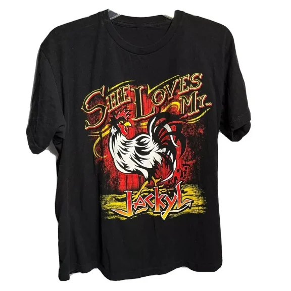 RARE Jackyl Band She Loves My jackyl T Shirt Full Size S-5XL Unisex Tee
