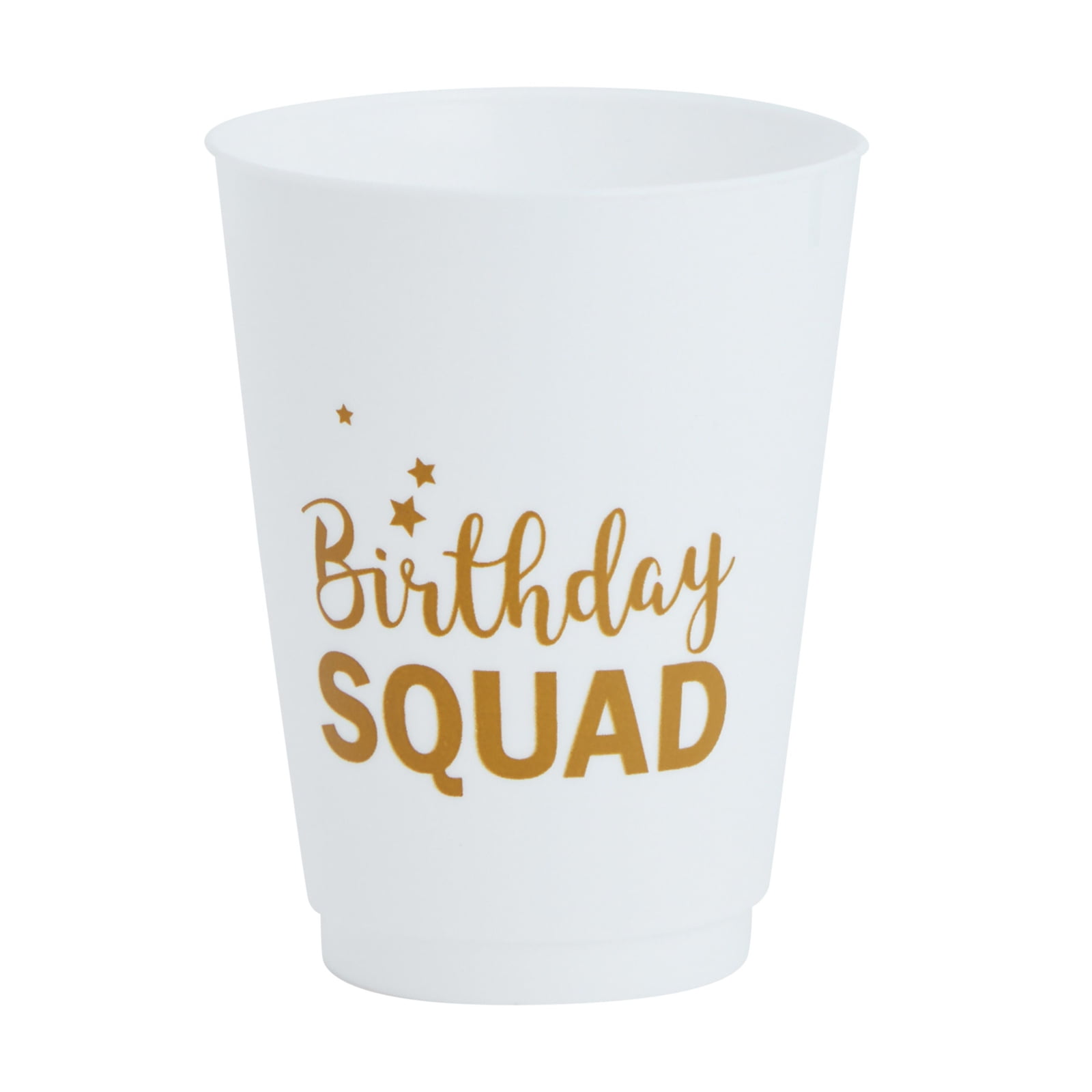 16 oz Details about   16x Reusable Plastic Cups Birthday Party Supplies Birthday Squad Design 