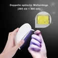 thumbnail image 3 of Blanco - 1 pieza Máquina de arte de uñas UV Mini lámpara de uñas portátil USB para manicura Pegamento para insectos Esmalte de uñas Manicura Pedicura Hogar, 3 of 5