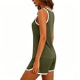 thumbnail image 7 of hotojiny 2 Pieces Womens Tank Top Pajamas Set Soft Sleepwear Sleeveless T-Shirt and Shorts Summer Loungewear Pjs Set, 7 of 7